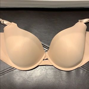 Warners, 38C, full coverage, beige bra